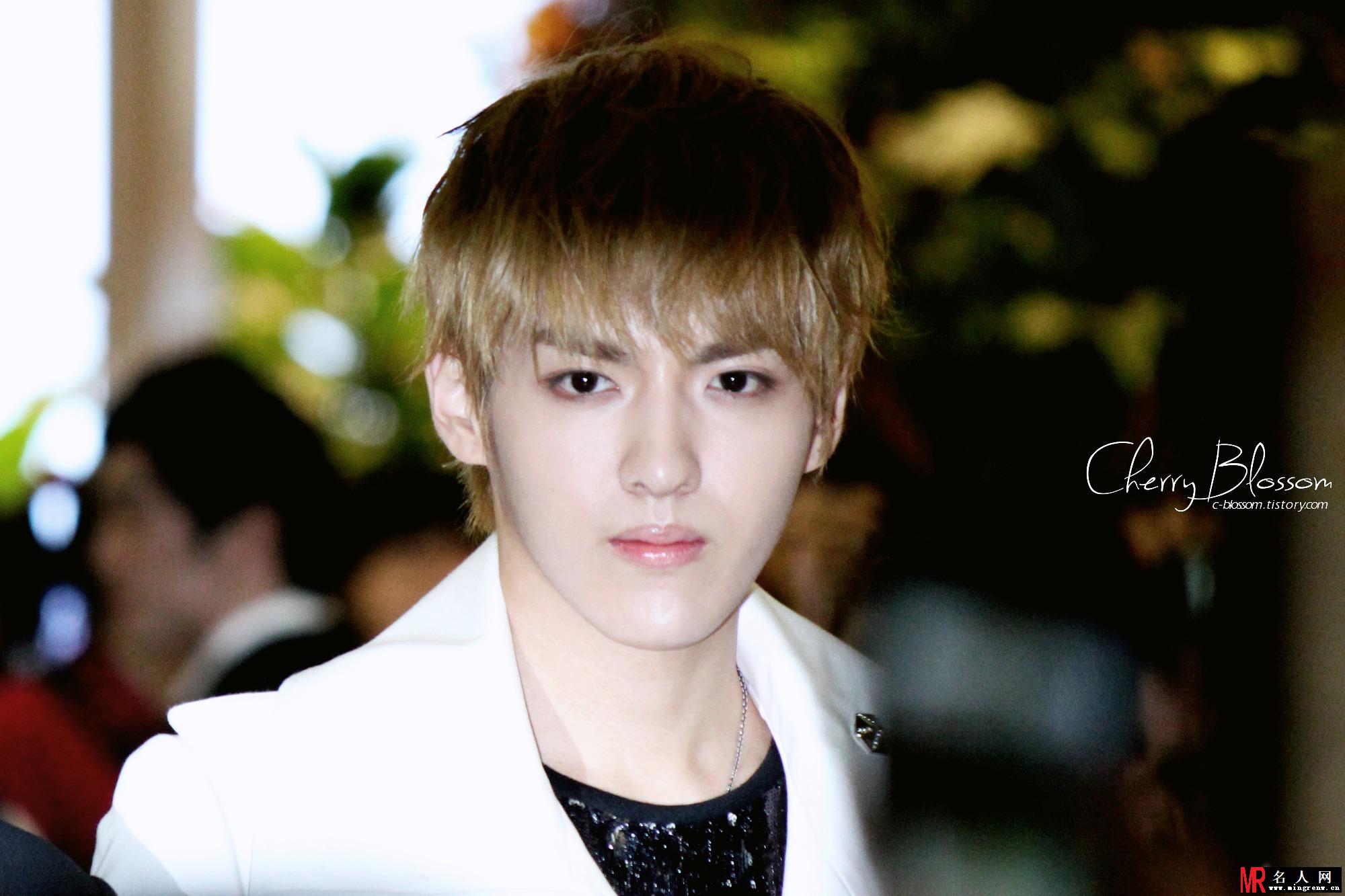2012年EXO韩国永登浦签售现场吴亦凡图片 阳光绅士帅气迷人(1)