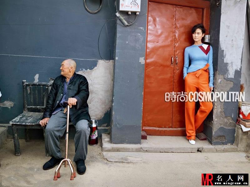 李宇春登《时尚COSMO》封面 文艺气息十足(1)