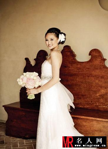 李小鹏奢华婚纱照 才子佳人喜结良缘(1)