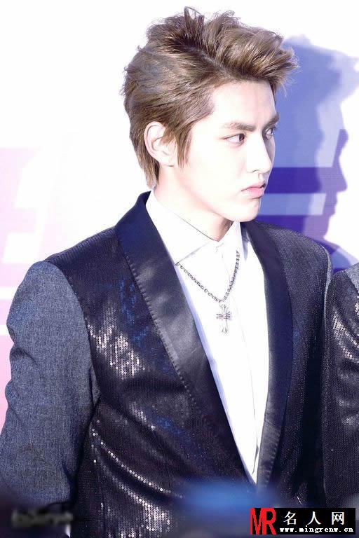吴亦凡2013年百度娱乐沸点与EXO团队兄弟出席 帅气逆天颜值引欢呼(1)