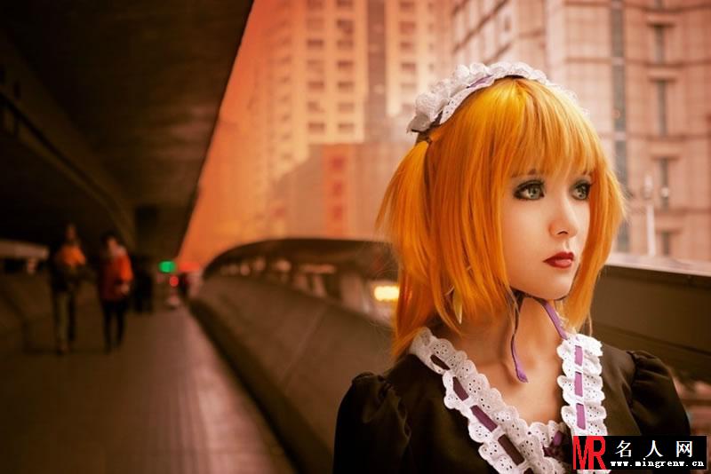 徐娇Cosplay弥海砂 正面侧面依旧美如画(1)