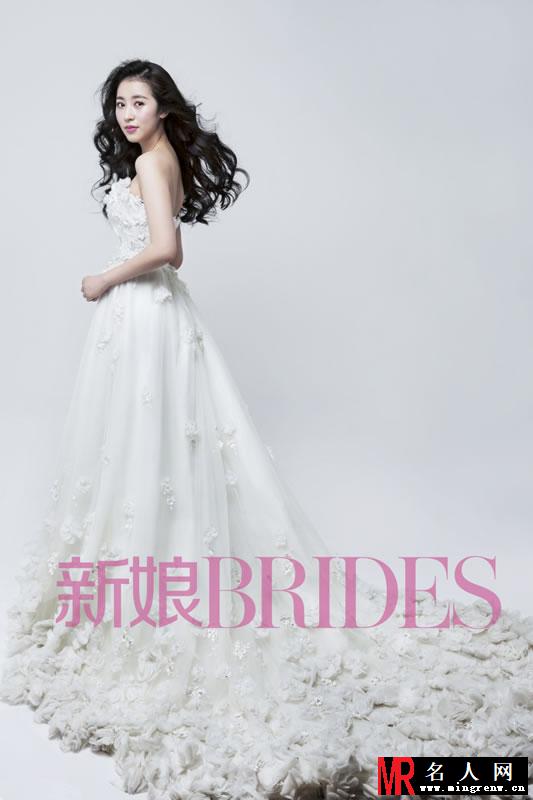 周雨彤唯美婚纱写真 甜美清新(1)