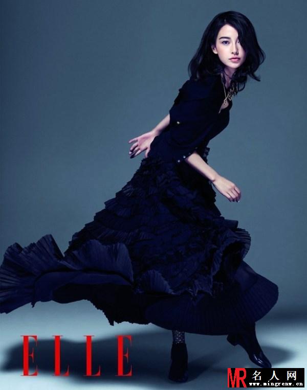 Angelababy全新ELLE大片 甜美性感小清新(1)