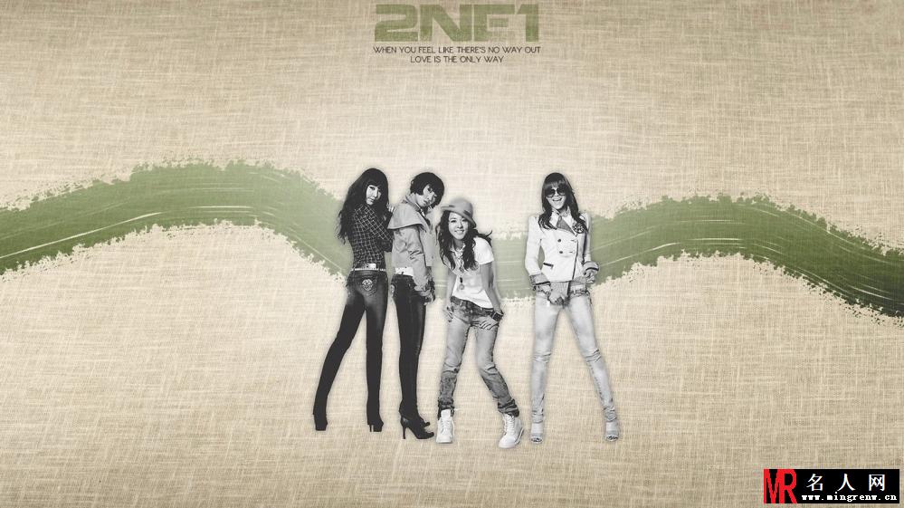 韩女团2NE1高清电脑壁纸(1)