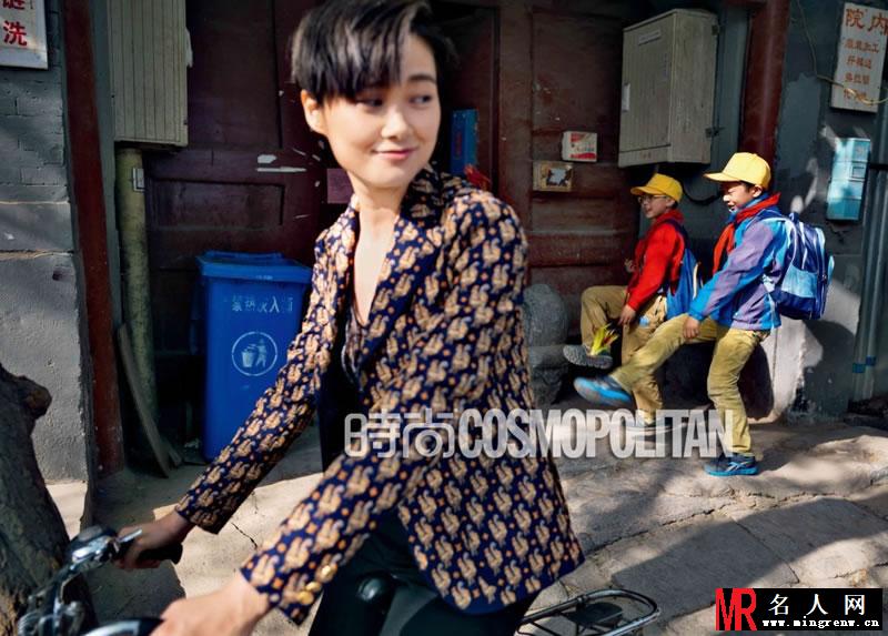 李宇春登《时尚COSMO》封面 文艺气息十足(1)