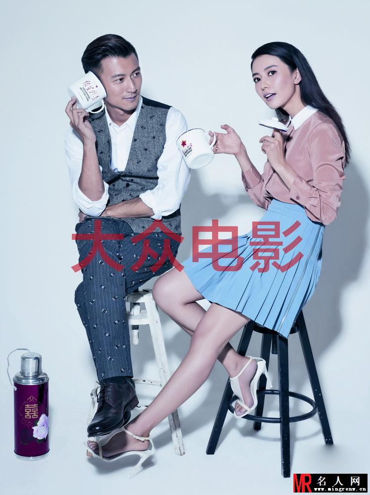 谢霆锋高圆圆时尚写真 男神抱得女神归(1)