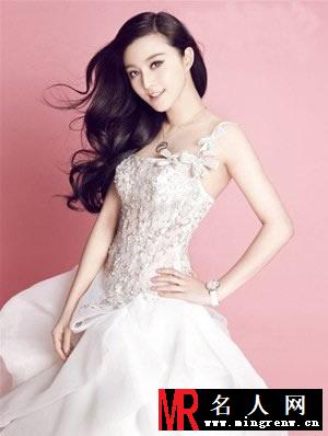 范冰冰《大日子》春日粉嫩婚纱写真(1)