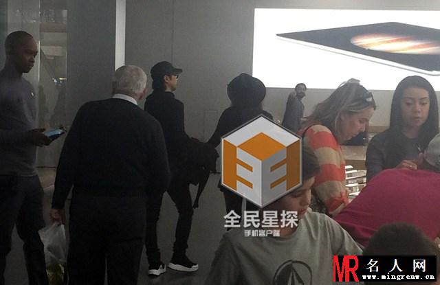 章子怡洛杉矶待产 陪汪峰逛赌城(1)