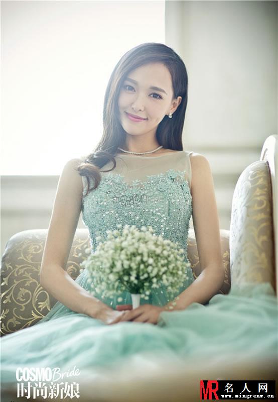 唐嫣再登《时尚新娘》 纯白婚纱美艳性感(1)
