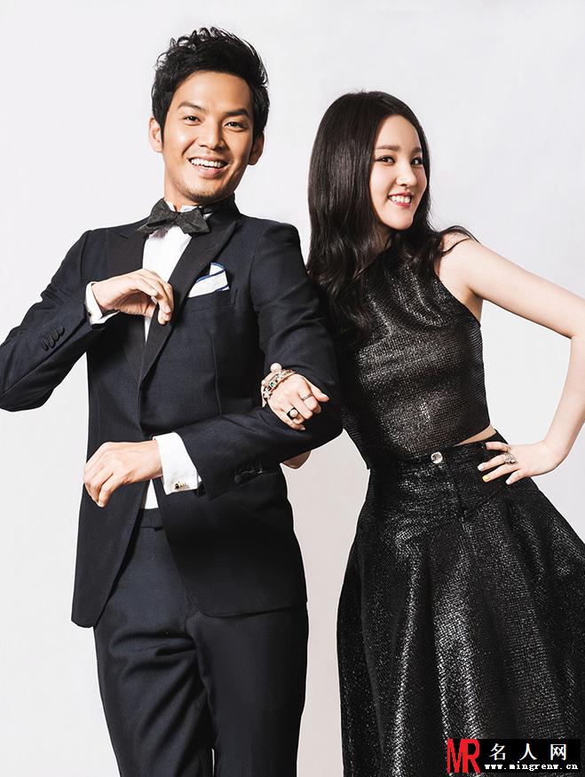 钟汉良刘小小情侣写真 摩登潮搭尽显时尚(1)