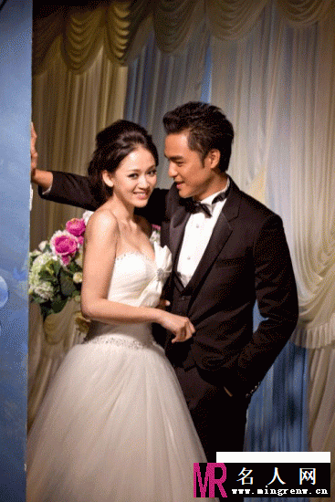 陈乔恩明道：我们结婚了 唯美婚照曝光(1)