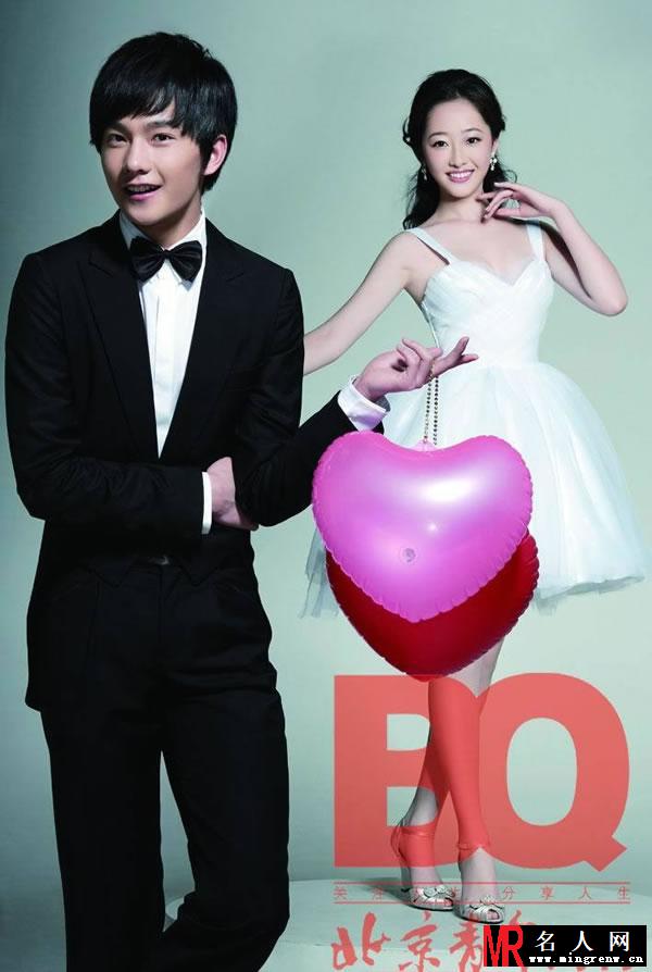 杨洋蒋梦婕《BQ》杂志写真 畅谈爱情观(1)