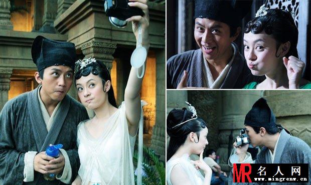 婚后邓超孙俪首次联手《画壁》 现场亲密花絮(1)