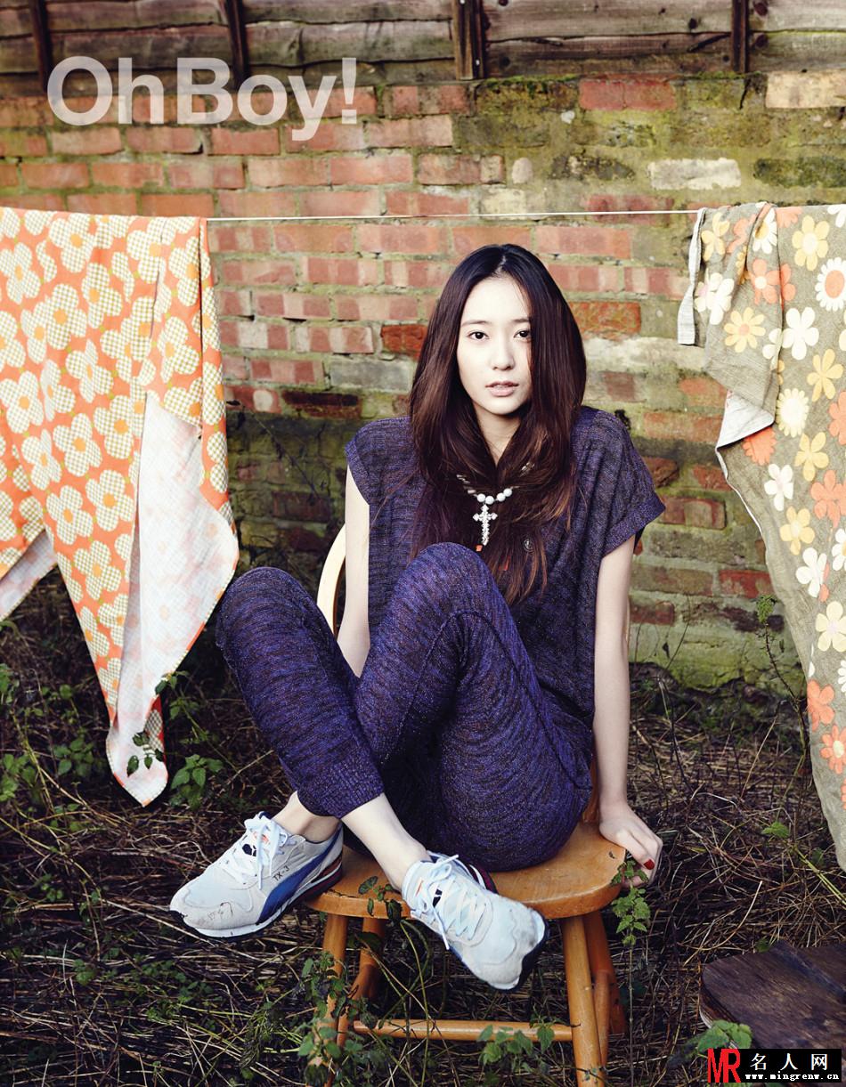 Krystal潮搭写真 颓废背景诠释街头少女(1)