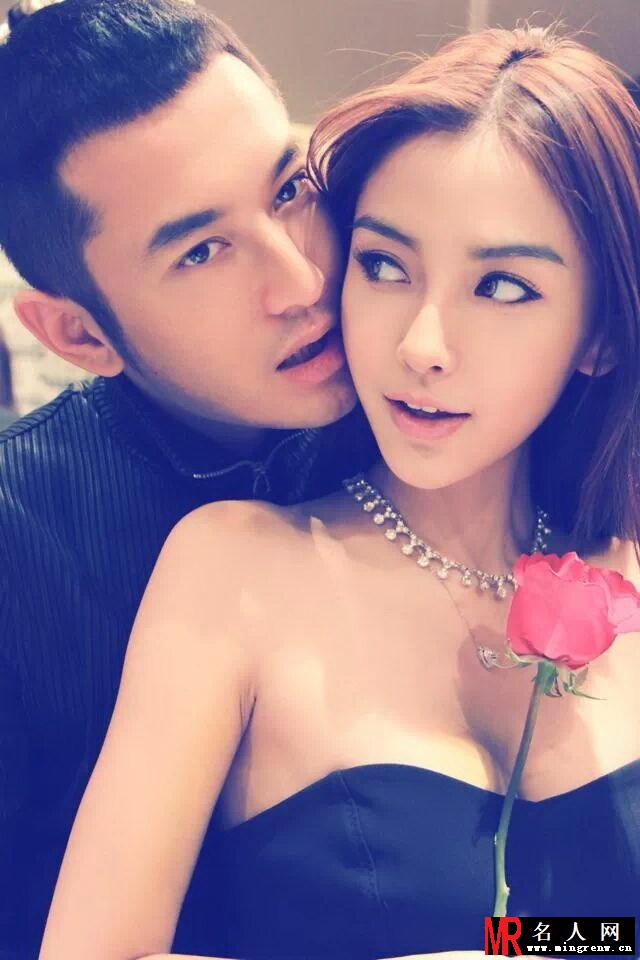 黄晓明Angelababy情侣照 恋爱升级暧昧甜蜜(1)