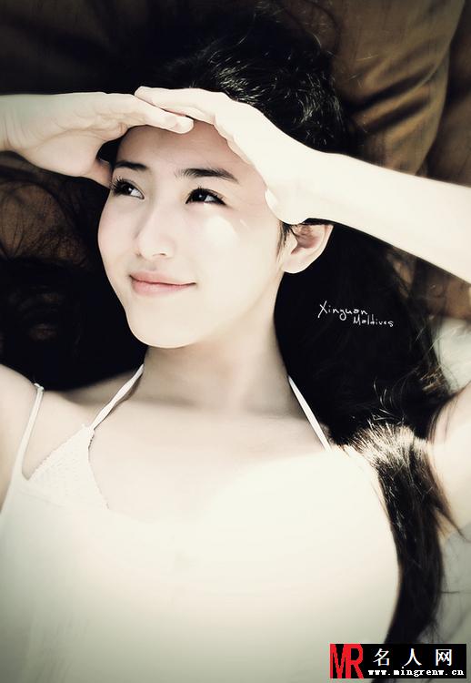 张辛苑《马尔代夫的假期》写真(1)