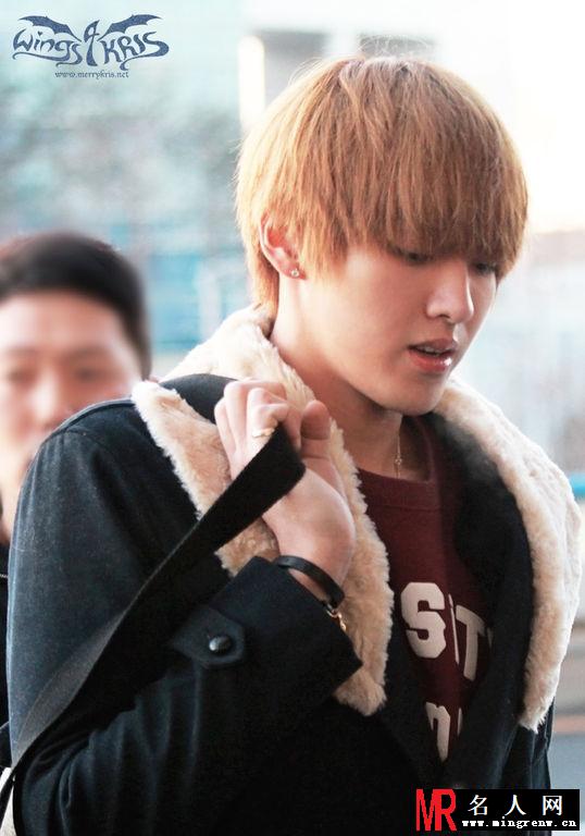 2013年1月EXO韩国金浦飞往北京机场写真吴亦凡图片(1)