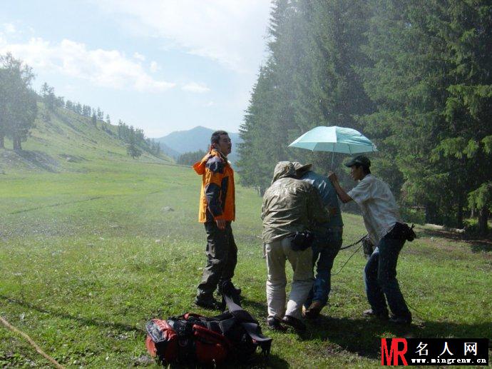 陈赫广告拍摄现场花絮(1)