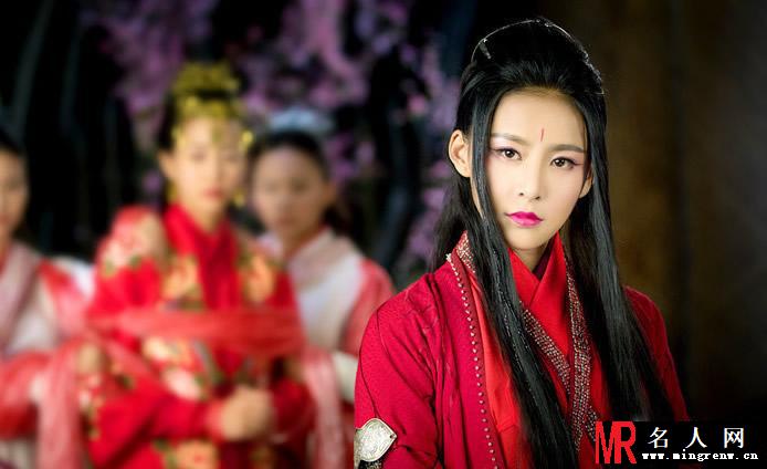 贾青电视剧《少年四大名捕》红衣登场惊艳妖娆(1)