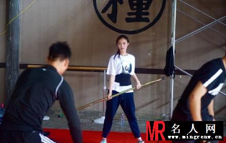 倪妮2015学习武术生活照 进击的女汉子(1)