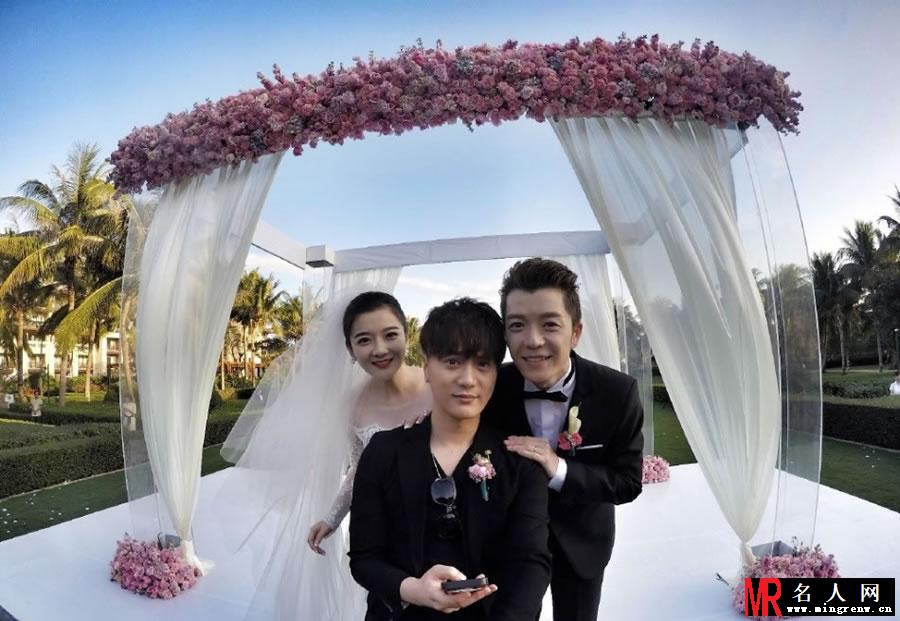 王栎鑫婚礼全套组图 快男伴郎团抢镜(1)