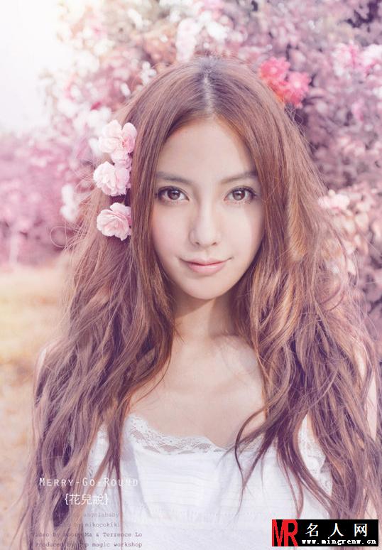 Angelababy唯美浪漫“花儿说”高清写真集(1)