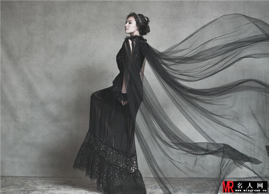 王婧婚纱写真 尽显甜蜜女人范(1)