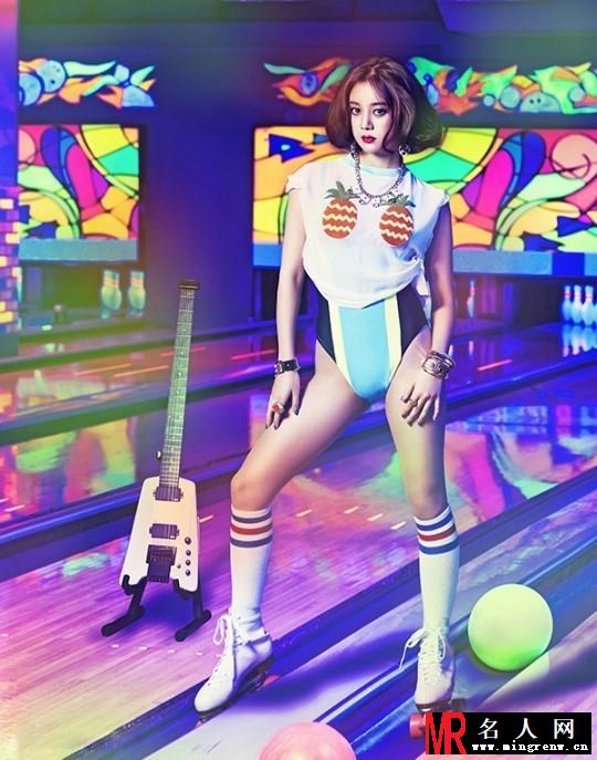 韩团WonderGirls高叉泳装造型吸睛 秀性感腰肢(1)