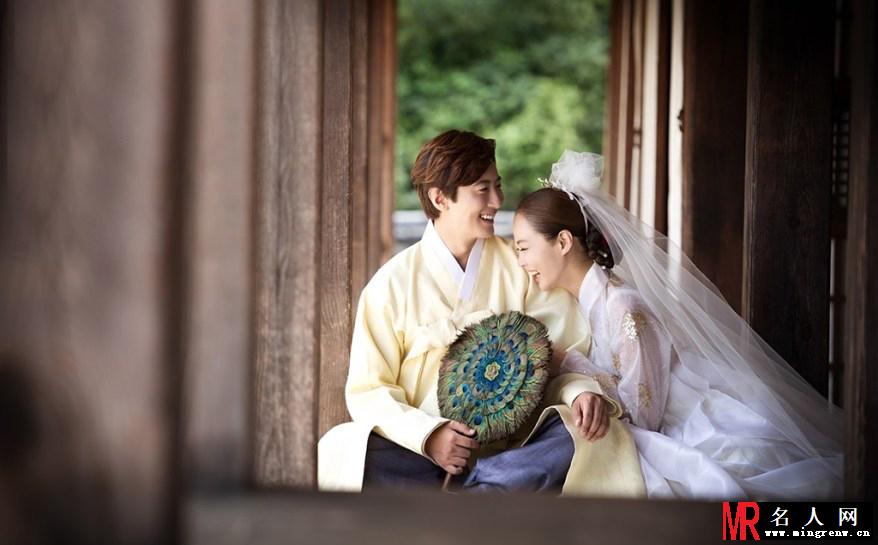 高梓淇蔡琳婚照曝光 婚期将近乐开怀(1)