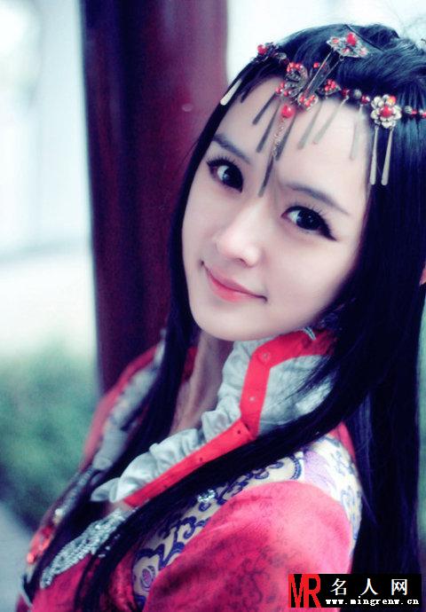 陈丹婷清纯唯美古装写真 散发娇弱迷人风情(1)