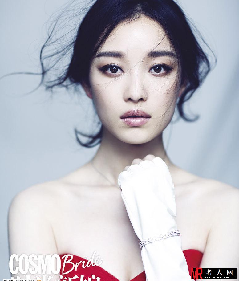 倪妮时尚新娘大片 网友直呼冯绍峰(1)