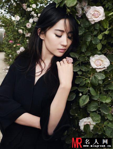 刘亦菲时尚大片精致优雅女人味十足(1)