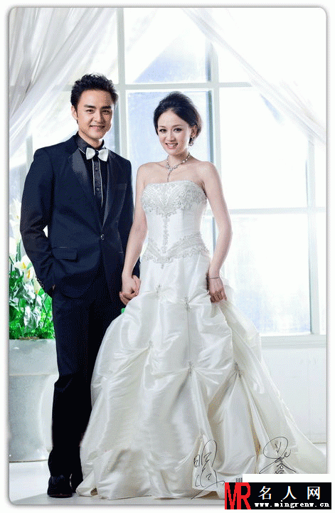 陈乔恩明道：我们结婚了 唯美婚照曝光(1)