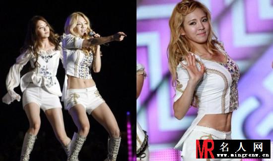 宋茜允儿 盘点那些拥有腹肌的韩国女星(1)