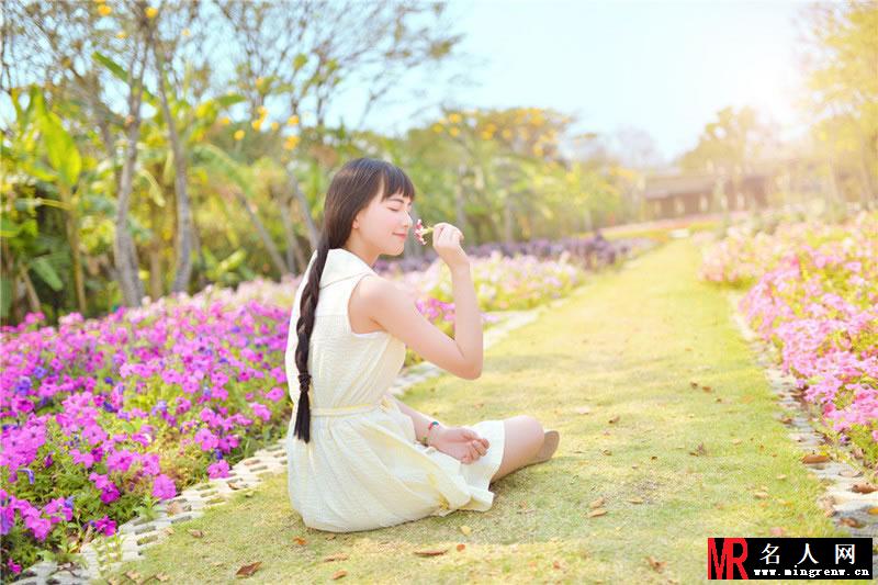 武大校花黄灿灿夏日糖果写真 恬静清纯最青春(1)
