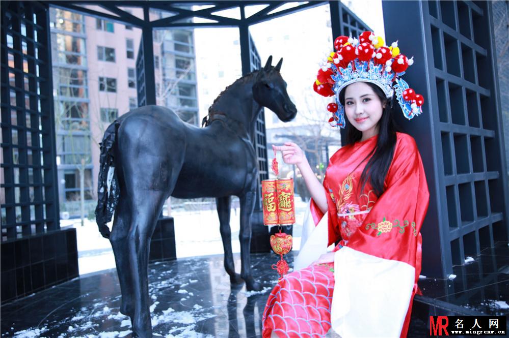 K奶戴予桐情人节拍写真 秀爆乳变最美女财神(1)