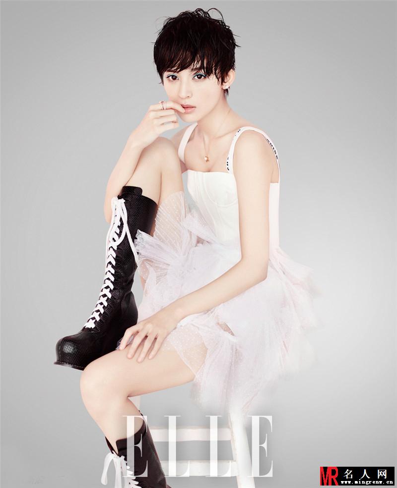 古力娜扎《ELLE》三月刊写真(1)