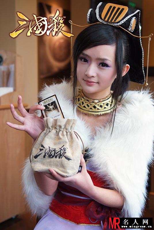 陈丹婷代言三国杀cosplay可爱甜美写真 演绎倾城甄姬(1)