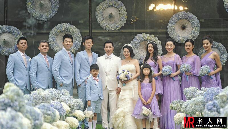 王中磊大婚组图 儿子威廉做伴郎(1)