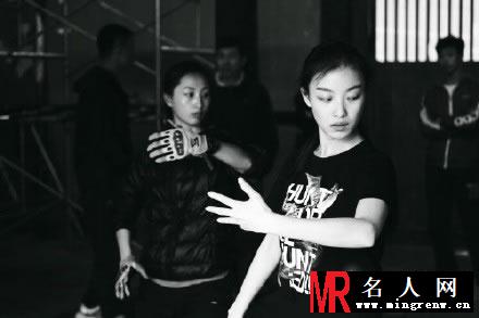倪妮2015学习武术生活照 刻苦勤奋十分认真(1)