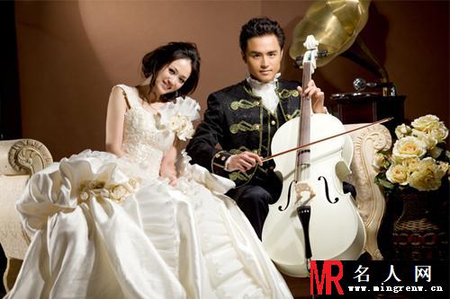 陈乔恩明道：我们结婚了 唯美婚照曝光(1)