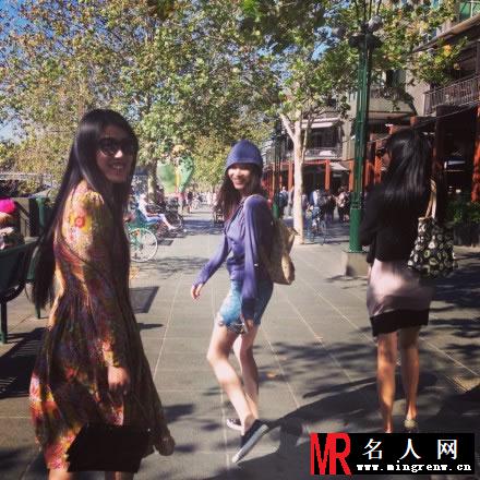 倪妮2014墨尔本之旅生活照 活泼好动享受生活(1)