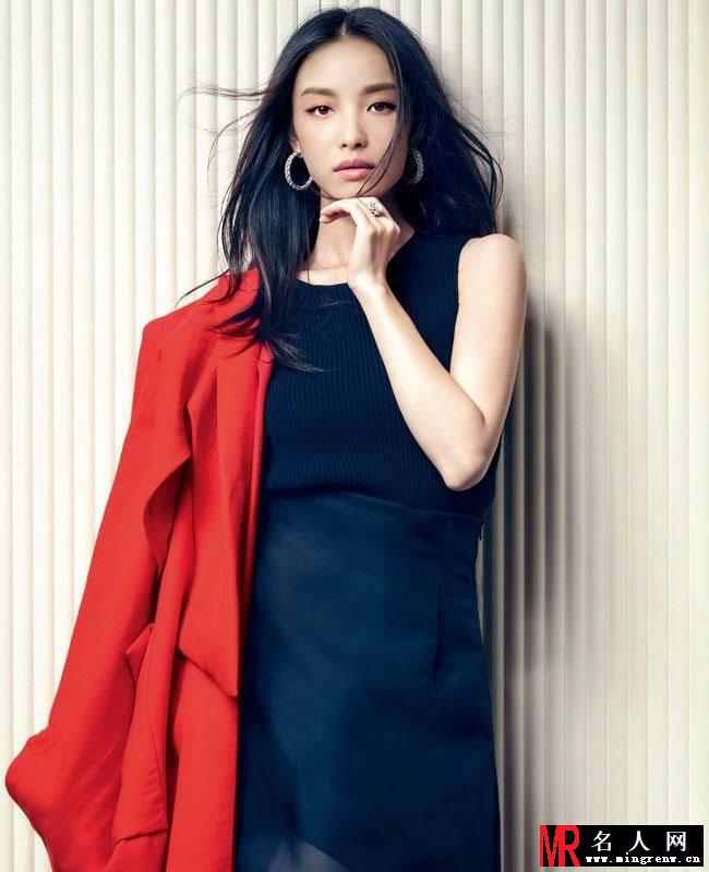 倪妮14年1月外滩画报封面 知性成熟散发女强人气场(1)