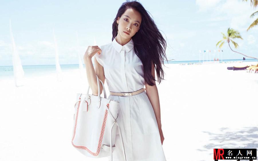 韩女团f(x)队长宋茜马尔代夫沙滩女神写真(1)