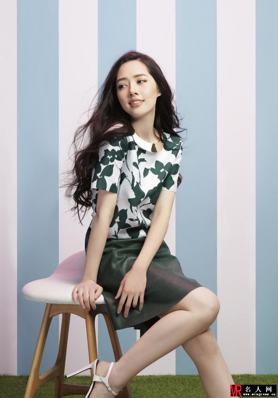 郭碧婷甜美诱人  演绎春夏爱恋(1)