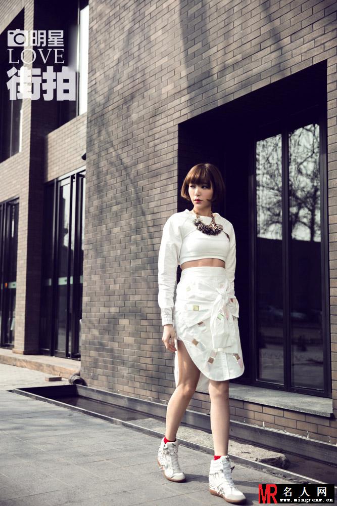 DreamGirls春日街拍 纯白诠释少女梦(1)