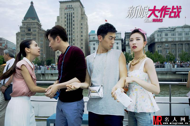 《新娘大作战》曝人物海报 倪妮angelababy婚纱来袭(1)
