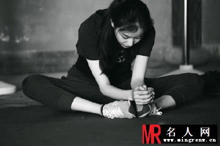 倪妮2015学习武术生活照 刻苦勤奋十分认真(1)