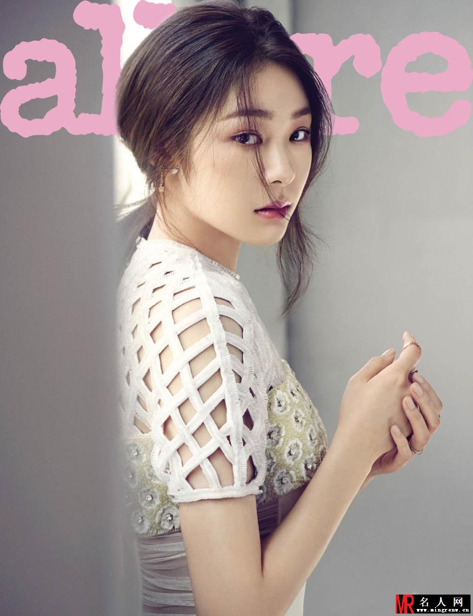 韩国花滑女神金妍儿退役后首度拍摄写真 气质柔美引人入胜(1)