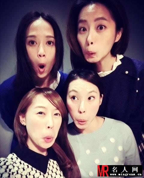 昔日女子团体七朵花重聚 陈乔恩赖薇如鬼脸可爱(1)